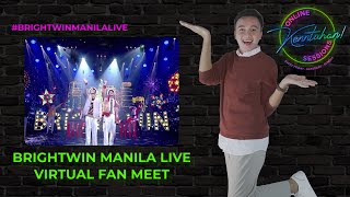 BrightWin Manila Live Virtual Fan Meet Highlights | Kenn TV