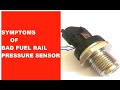 Symptoms of a Bad Fuel Rail Pressure Sensor in Your Car