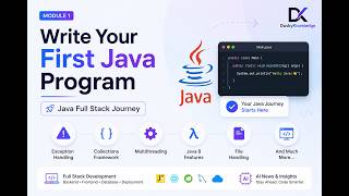 Write Your First Java Program | Java Full Stack Journey