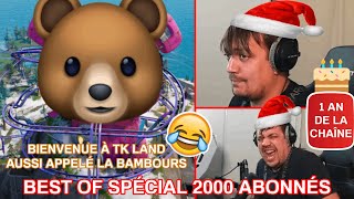 QUAND LE STREAMHACK DE TK DEVIENT UN PARC D'ATTRACTIONS (TK land) 😂 // Best of Spécial 2000 abonnés