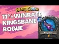 71% Winrate Legend Kingsbane Rogue beauty | Wild Hearthstone - Festival of Legends