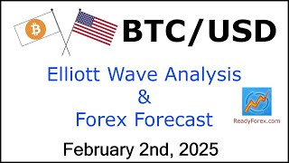 BTC USD Elliott Wave Analysis | BITCOIN Analysis | February 2, 2025 | BITCOIN | BTCUSD