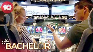 Jimmy Teaches Steph How To Fly A Plane | The Bachelor Australia