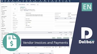 Tutorial 17 - EN - Vendor invoices and payments with Dolibarr ERP CRM