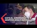 Kapolri Bersama Menpora dan Gubernur Jatim Kunjungi Korban Kanjuruhan di Rumah Sakit