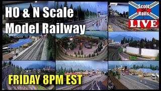 Scott Rails Live - Friday Night 8pm - Running Trains - Chat n Chill