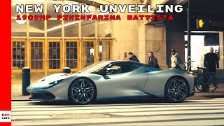 1900HP Pininfarina Battista Electric Hypercar New York Unveiling