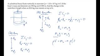 Fluids: Buoyancy. Level 1, Example 2