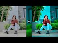 Lightroom blue and green tone photo editing mobile//preset download free//