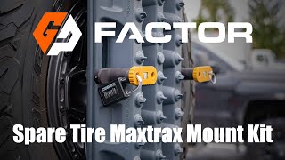 All New GP Factor Maxtrax Spare Tire Carrier