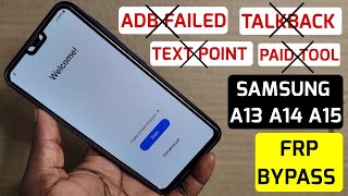 Samsung A13, A14, A15, Frp Bypass/Google Account Lock Remove | Free New Method