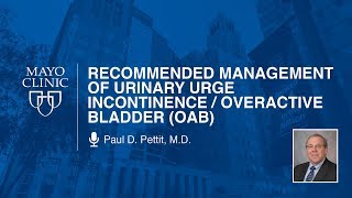 Urinary Urge Incontinence Overactive Bladder OAB by Paul D. Pettit, M.D. | Preview