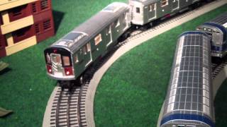 Testing some sounds on R142 subway set