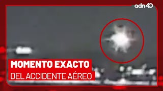 🚨 Este es el momento exacto del accidente aéreo entre un helicóptero y un avión comercial