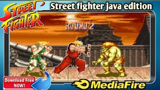 Street fighter 2 Arcade Java Edition emulator+Game ROM gameplay walkthrough