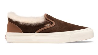 Shoe Review: Vans Vault Originals “Suede/Shearling” OG Classic Slip-On (Bison/Chipmunk)