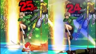 Chie/shadow Chie insanely hard fatal counter combo| Persona 4 Arena Ultimax