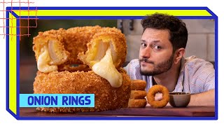 ONION RINGS RECHEADAS COM QUEIJO | Receitas Internéticas | Rafael Ribas