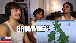 Americans React to 17 British Accents!