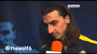 Zlatan Ibrahimovic Interview with ALJazeera Sport afer His Amazing Goal Against England 14-11-2012