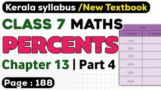 class 7 maths chapter 13 percents page 188 kerala syllabus scert part 4