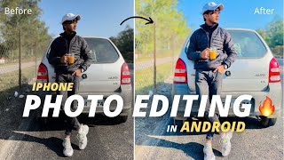 iPhone photo editing in android | iPhone jesi photo editing kaise kare| iPhone editing | dev | 2022