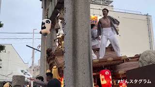 令和6年7月13日大阪市平野区平野郷夏祭り杭全神社宮入