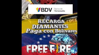 Como recargar diamantes paso a paso desde venezuela 🇻🇪 Y pagando Con Bolívares 😱