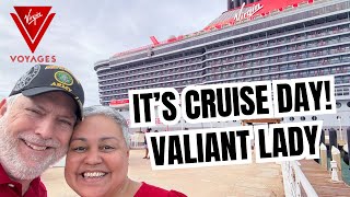 IT'S CRUISE DAY ON OUR FIRST VIRGIN VOYAGES CRUISE!