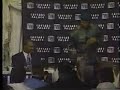 1994 michael moorer breaks podium at boxing press conference