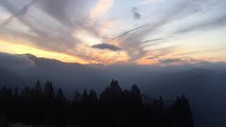 146景觀餐廳夕陽雲海在拉拉山