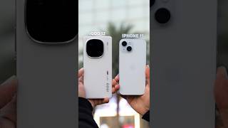IQOO 12 vs iPhone 15 Camera Comparison 🔥 #shorts #iqoo12 #iphone15 #iphone