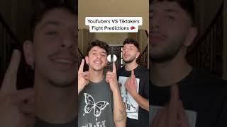 YouTubers VS TikTokers Fight Predictions!🥊😱 | #shorts