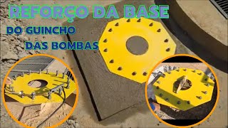 Reforço de Concreto para Guincho Manual: Poço de Bombas da Estação de Esgoto - Condomínio Portofino.