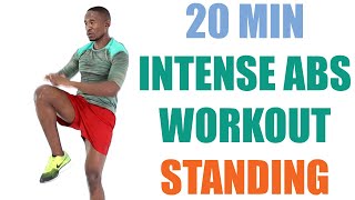 Intense Abs Workout Standing/ 20 Minute High Intensity Standing Abs Workout