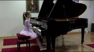 Lara Arbajter (11y.o.)-Chopin Etude in F minor Op.25 No.2