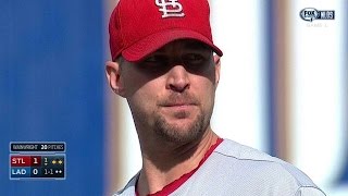 STL@LAD Gm1: Waino gets out of 1st-inning trouble