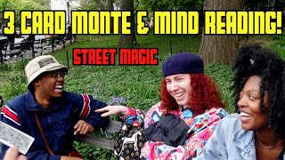 Strangers REACT To Stand Up Monte & Mind Reading Street Magic
