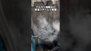 業務用のリンサークリーニングで徹底車内清掃#shorts