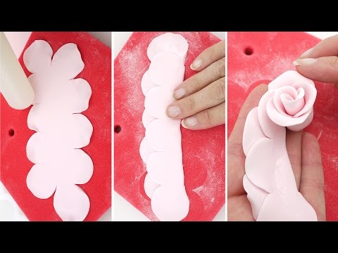 Quick & Easy Sugar Roses using The Easiest Rose Ever Cutter Quick & Easy Sugar Roses using The Easiest Rose Ever Cutter