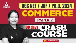 UGC NET Commerce Crash Course #1 | Commerce by Bushra Shazli