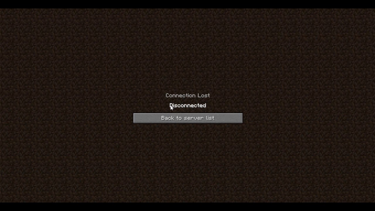 Connection Lost Disconnected Youtube