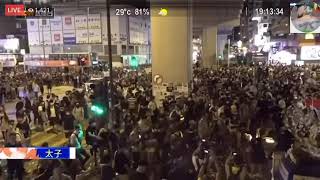 香港抗議活動因太子站六人慘遭迅龍小隊斷頸殺害，抗爭暴政情緒持續升高