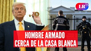 Alerta en la Casa Blanca: hombre armado es herido de bala | #LR