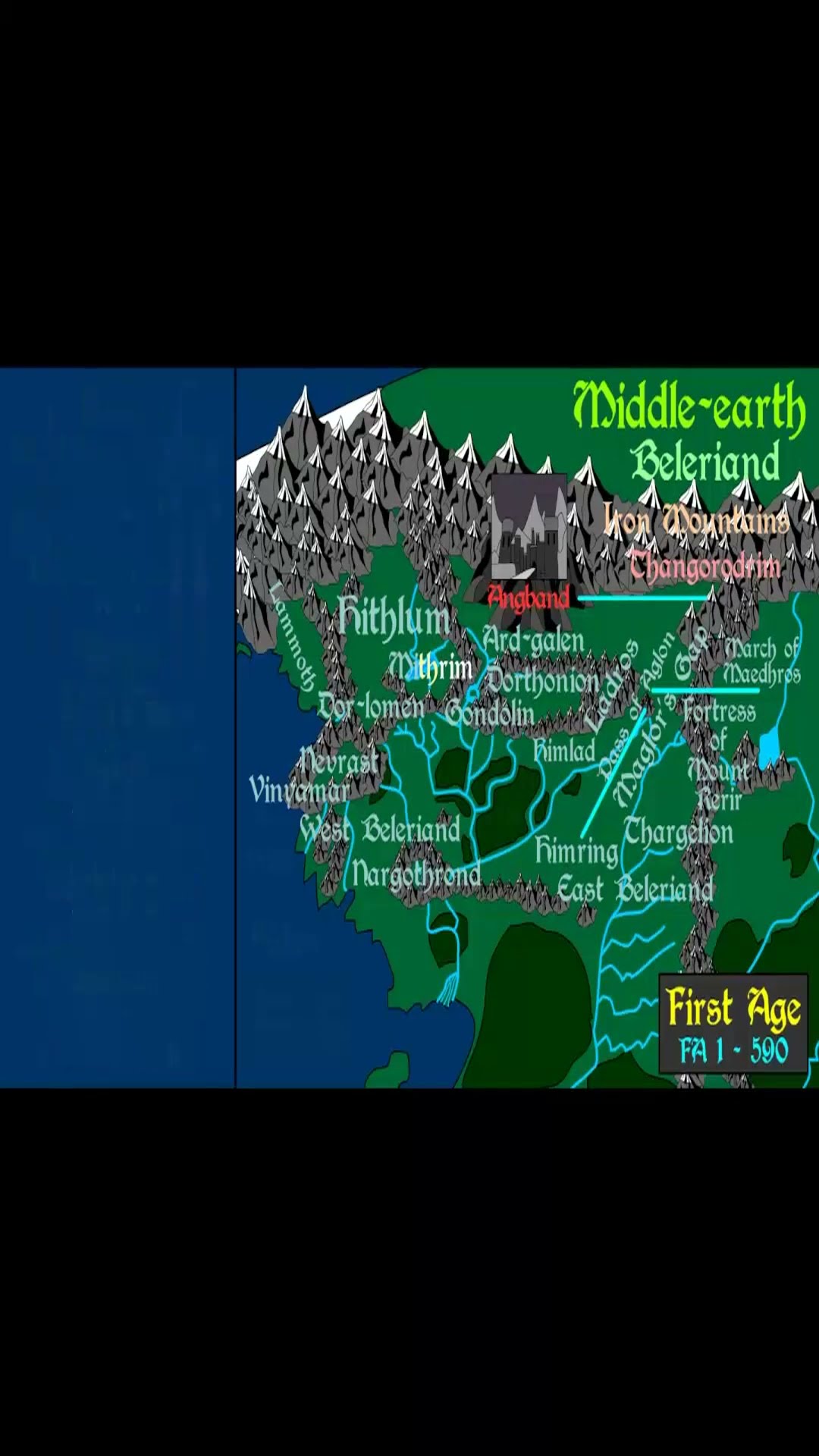 Lord of the Rings: The Noldor Elves settle in the First Age of Middle-earth #lotr #lordoftherings