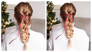 Fake a French Braid #hairstyles