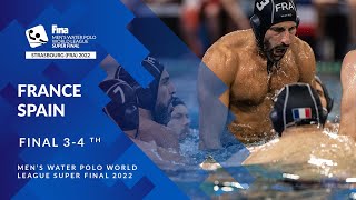 FRANCE vs SPAIN | Bronze Medal Match |  FINA Men's Water Polo World League Super Final 2022