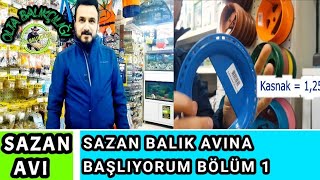 Sazan Balık Avına Başlıyorum Bölüm #1 (Sazan Avı İçin Dip Oltası Alış Verişi Yaptık)🎣🎣🎣