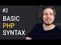 2: Basic Syntax In PHP | Procedural PHP Tutorial For Beginners | PHP Tutorial | mmtuts