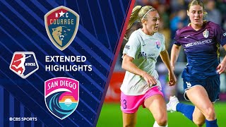 NC Courage vs. San Diego Wave FC: Extended Highlights | NWSL | CBS Sports Attacking Third